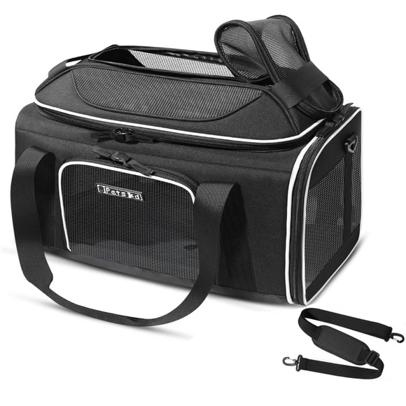 Top-Expandable Pet Carrier 17x12x8.5 Inches JetBlue Allegiant Spirit Airline